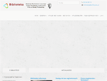 Tablet Screenshot of biblioteka.awf-bp.edu.pl